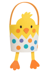 Adorable Chick Felt Easter Basket