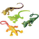 Multi-Colored Stretchy Lizards - 12 Count