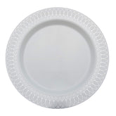 14 Oz. Silver Ovals Design Soup Bowls | 10 Count