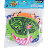 Dino Foam Masks - 12 Count