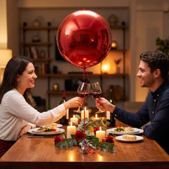 16" Metallic Red Orbz Foil Balloon