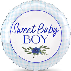 "Baby in Bloom" Foil Mylar Balloon - 18"