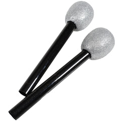 Glitter Microphones - 12 Count