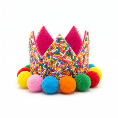 Multi-Colour Sprinkle Tiara Hair Clip for Birthdays