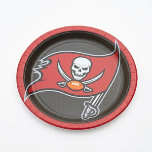 Tampa Bay Buccaneers 9" Round Paper Plates