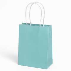 Robin's Egg Blue Kraft Gift Bag - 5"