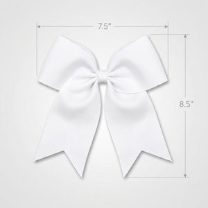 Oversized White Bow Headband