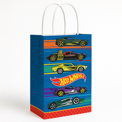 Hot Wheels Kraft Paper Gift Bags - 8 Pack