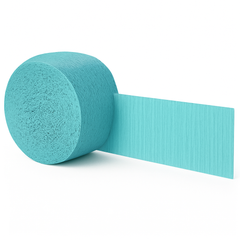 Robin's Egg Blue Crepe Streamer - 81 ft.