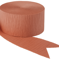 Rose Gold Crepe Streamer - 81 ft