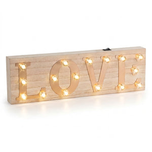 Illuminated LOVE Light-Up Plaque