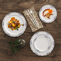 White/Navy Victorian Combo Set | 160 10 In. + 160 7.5 In.