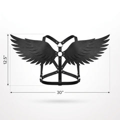 Black Club Wing Harness - Halloween Costume Accessory