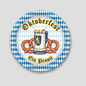 Oktoberfest Harvest 9-Inch Plates - Set of 8