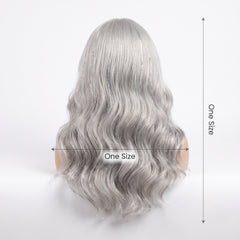 Silver Body Wave Wig - Chic Costume Accessory