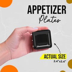 2.44 In. Black Sauce Dishes | 20 Count