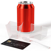 2 Oz. Clear Square Miniatures | 24 Count