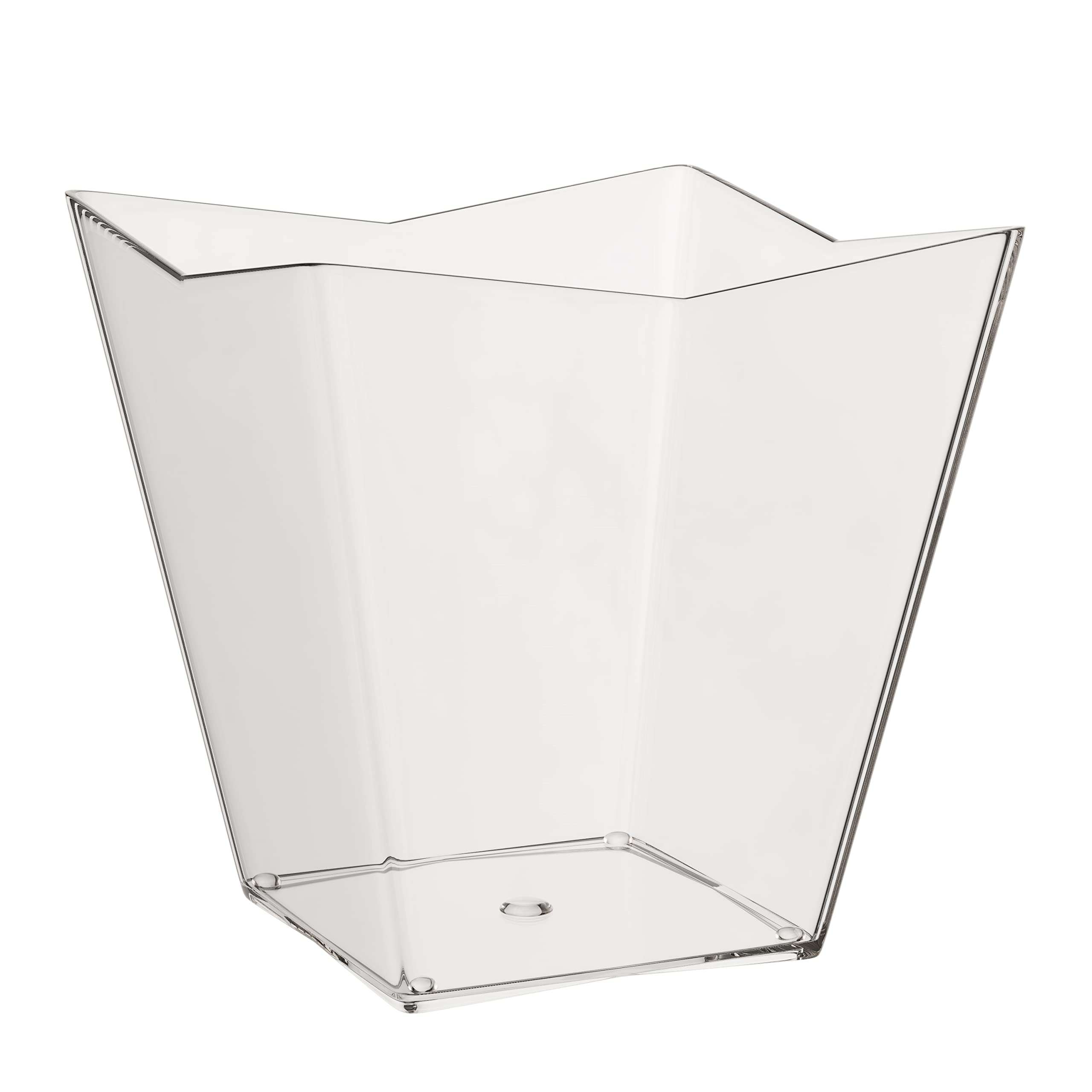 2 Oz. Clear Square Miniatures | 24 Count