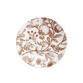 8 In. Rimonim Design Plastic Plates | 10 Count