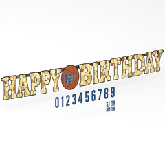 Wilson NBA Jumbo Happy Birthday Banner