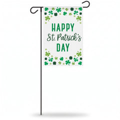 St. Patrick's Day Metal Yard Stake Canvas Sign