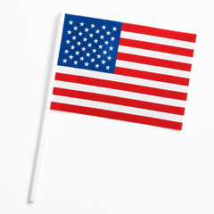 Classic American Handheld Flag - Perfect for Patriotic Celebrations