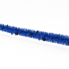 Royal Blue Graduation Tinsel Garland Boa - 9 ft