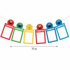 Sesame Street Photo Banner Garland for Kids Birthday Parties
