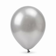 Luxaire Premium Silver Latex Balloons - 12" 25 Pack