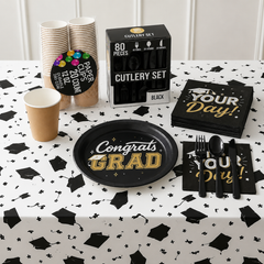 Signature Success "Congrats Grad" Party Kit - For 20 Guests