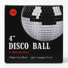 4" Disco Mirror Ball - Illuminate Your Party