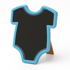 Baby Onesie Chalkboard Easel Sign for Baby Showers