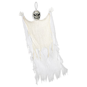 48" Spooky White Hanging Reaper Halloween Decoration
