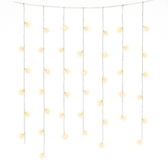 Cascading LED String Light Curtain for Indoor/Outdoor Decor