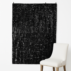 Black Sequin Scene Setter Backdrop