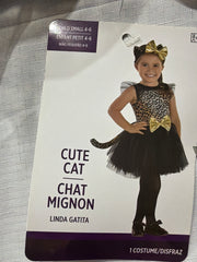 Adorable Leopard Cat Halloween Costume for Girls
