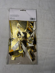 Egyptian Jeweled Sandal Shoes - Gold Costume Accessory