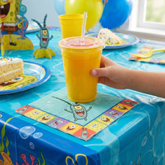 SpongeBob Beverage Napkins - 7 In. x 7 In. - Fun Party Essentials