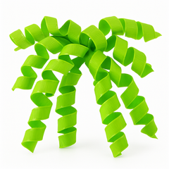 Vibrant Neon Green Grosgrain Gift Bow