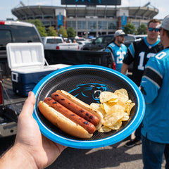 Carolina Panthers 9" Round Paper Plates