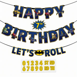 Batwheels Double Banner Kit for Kids' Birthday