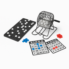 Metal Cage Bingo Game Set for Kids' Birthday Parties