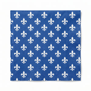Canadian National Day Fleur-de-lis Luncheon Napkins - 6.5 In. x 6.5 In.