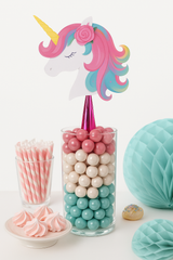 Enchanted Unicorn Centerpiece Stick for Kids Birthday