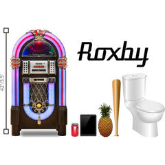 Roxby Full Size Jukebox - Black