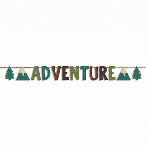 Adventure Wilderness Felt Letter Banner for Baby's First Birthday