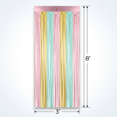 Pastel Metallic Door Curtain Decoration