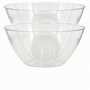 Clear Plastic 5QT Serving Bowl - Durable and Elegant Serveware