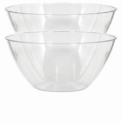 Clear Plastic 5QT Serving Bowl - Durable and Elegant Serveware