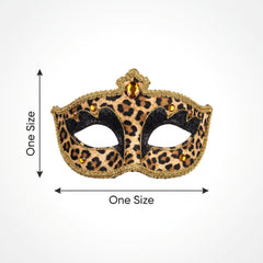 Fierce Cheetah Halloween Party Mask